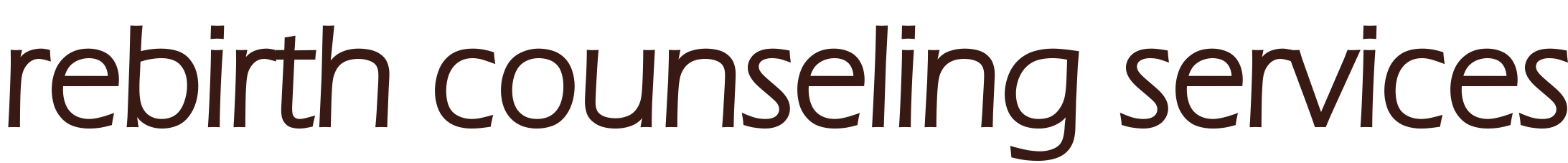 Rebirth Counseling Services wordmark